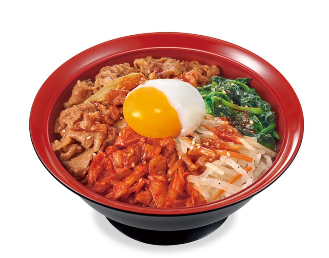Gyudon de bibimbap aux œufs mollets