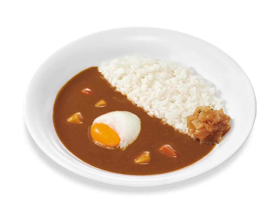 Curry avec œuf mollet mollet (Ontama)