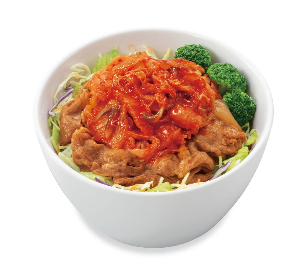 Gyudon léger au kimchi (sur lit de tofu)
