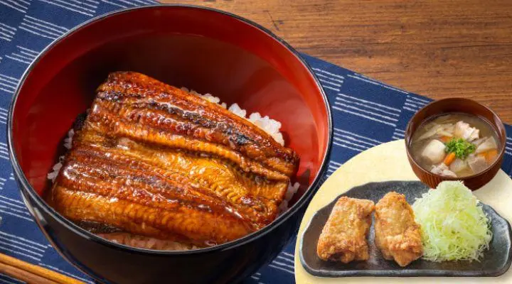 うな丼&から揚げ・とん汁セット