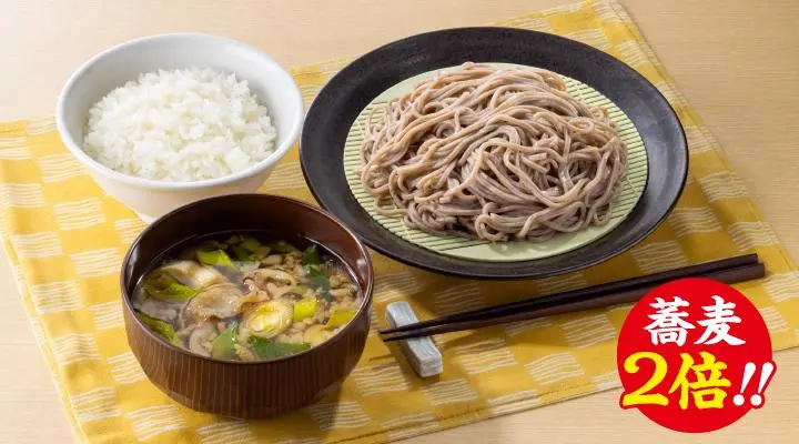 ★蕎麦2倍★“埼玉秩父”背脂たっぷり肉汁つけ蕎麦