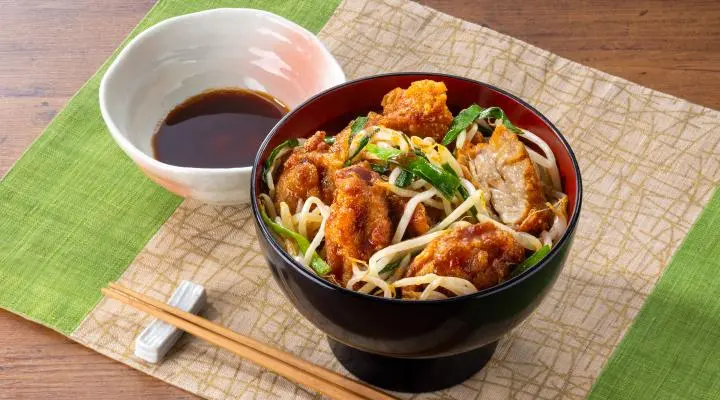 ジンギスカン風“北海道”ザンギ丼
