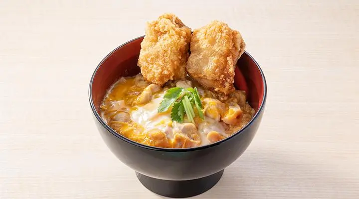 から揚げ親子丼