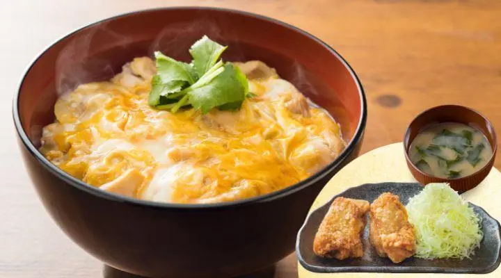 親子丼&から揚げ・味噌汁セット
