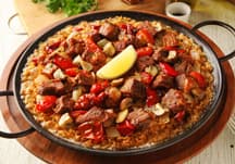 【Ekstra Steak 1,5x】Paella Steak Super Lezat (Ukuran M)