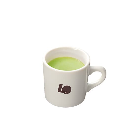 Latte au matcha d'Uji