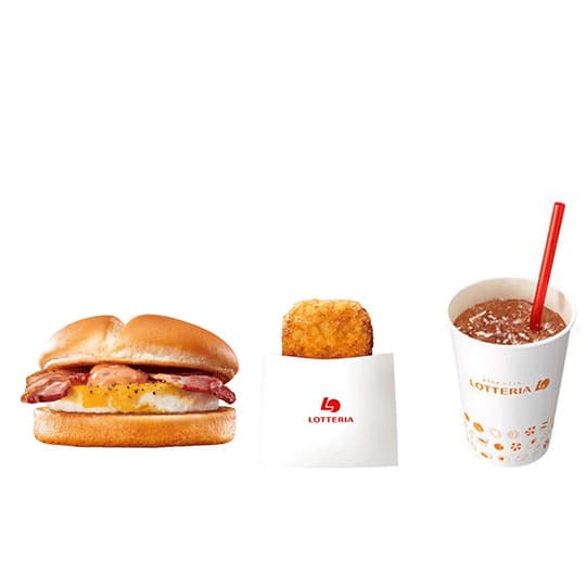 Menu sandwich œuf bacon enfant