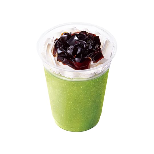 Milk-shake Parfait au Matcha et Gelée de Sucre Noir