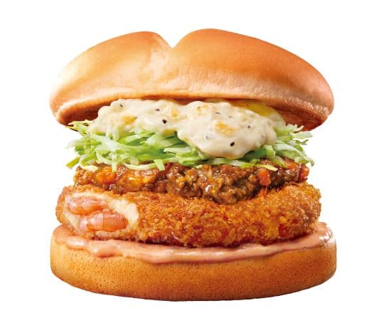 Burger aux Crevettes Sauce Curry