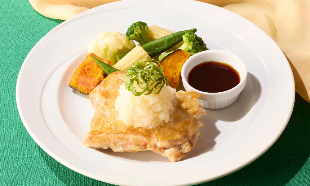 山盛り!!鬼おろしチキンステーキ