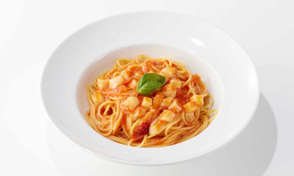 ミニ!フレッシュバジル&モッツァレラトマトパスタ