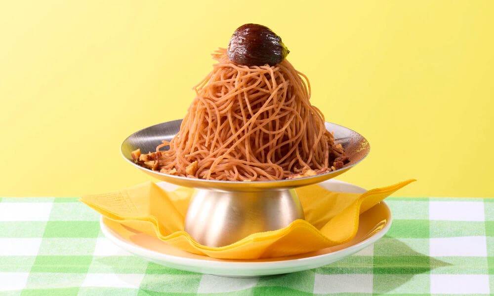 ランチ ミニ!イタリア栗のしぼりたてモンブラン