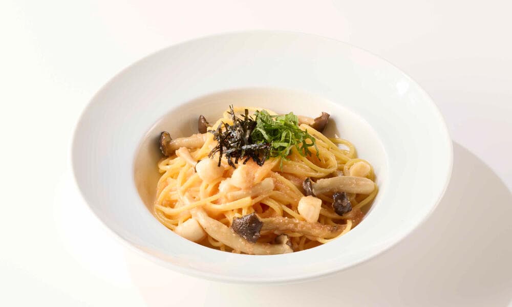 ミニ!小柱と明太子のパスタ