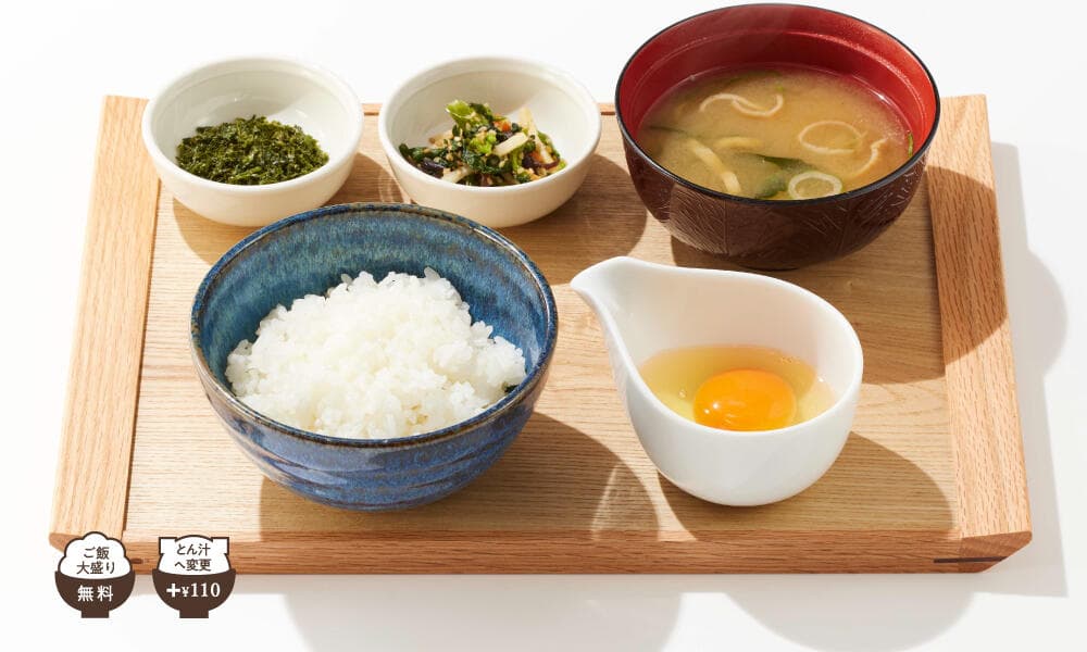 茜美人の卵かけご飯