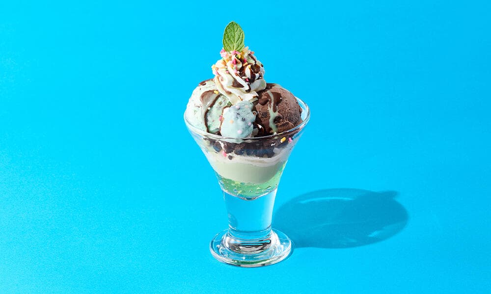ミニ!チョコミン党パフェ