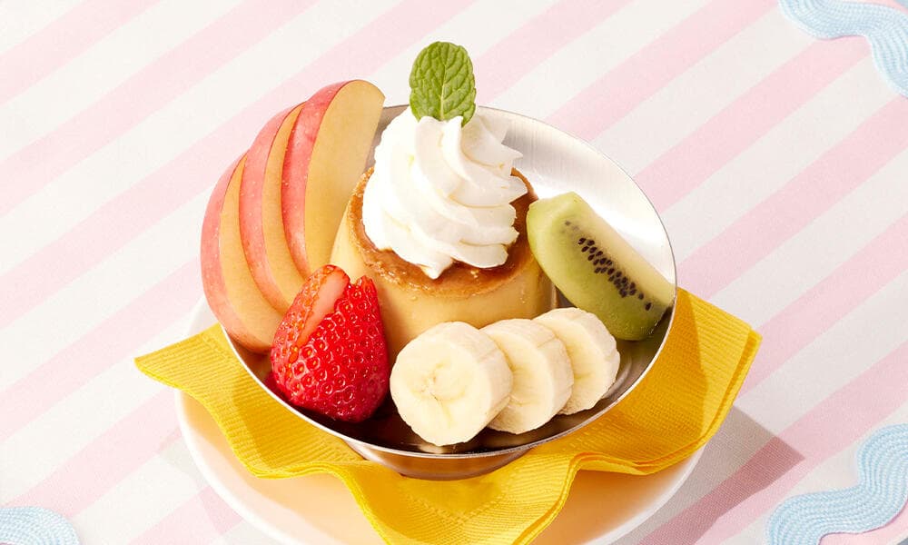 プリンアラモード