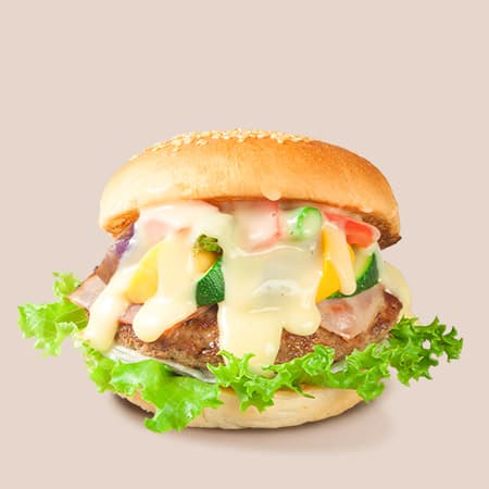 チーズフォンデュバーガー