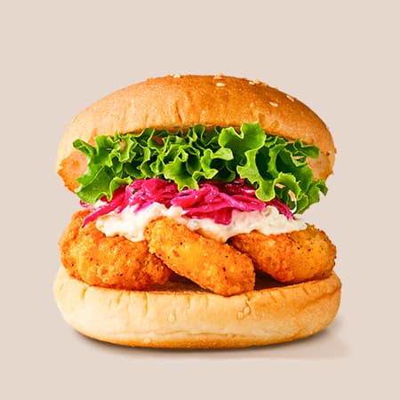 Knoblauch-Garnelen-Burger