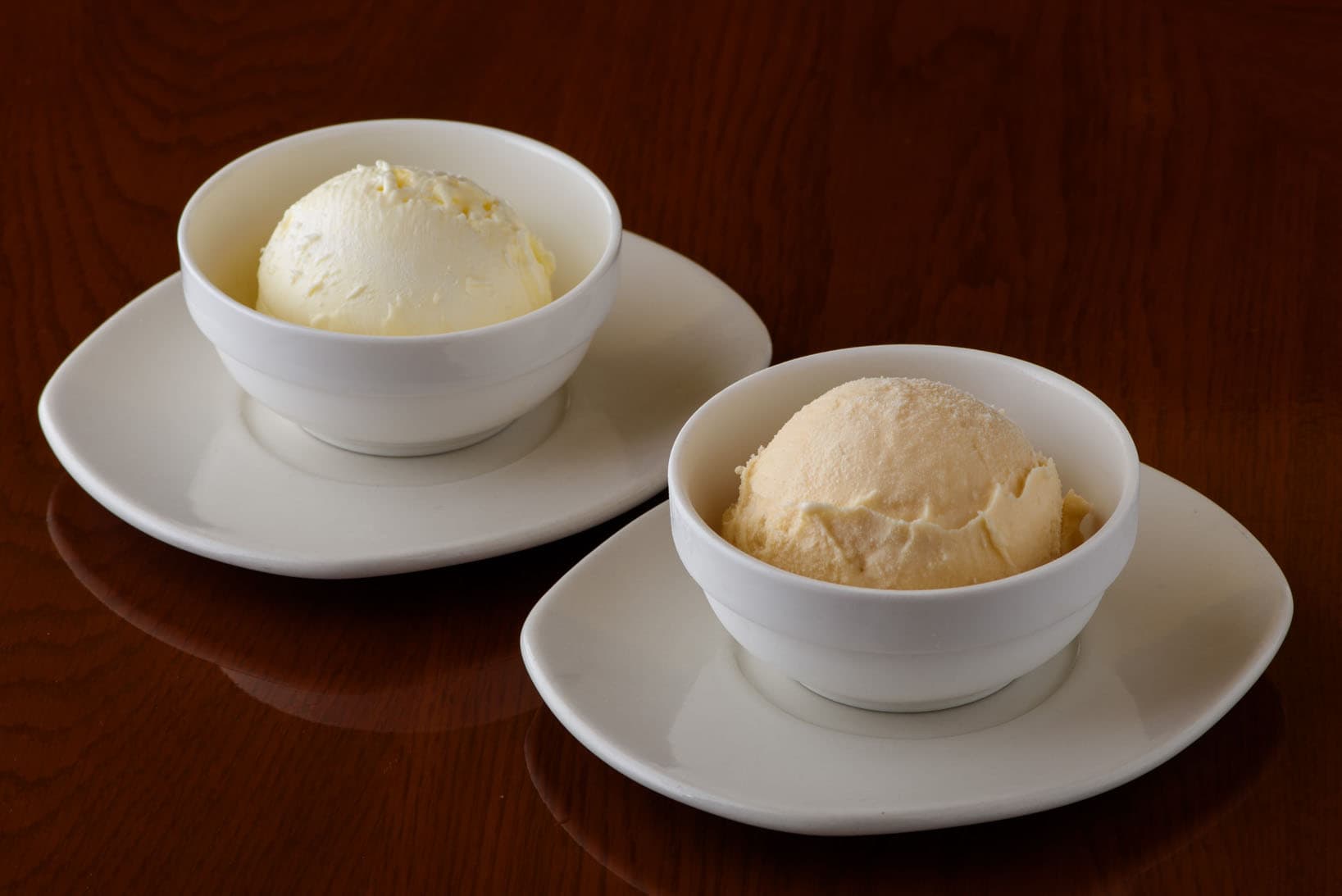Bauernhof-Gelato / Eis des Tages