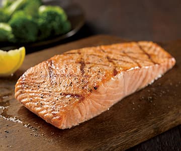 Gegrillter Lachs