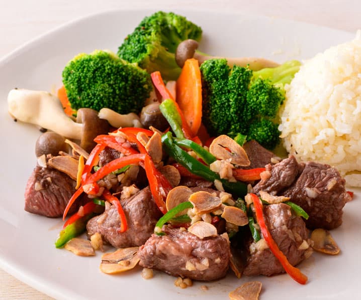 Knoblauch-Steak