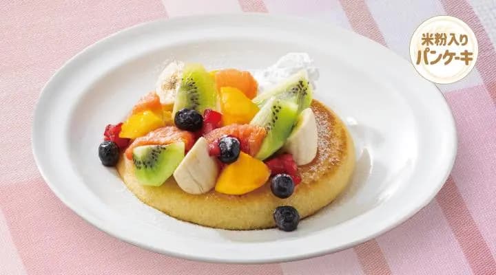フルーツパンケーキ