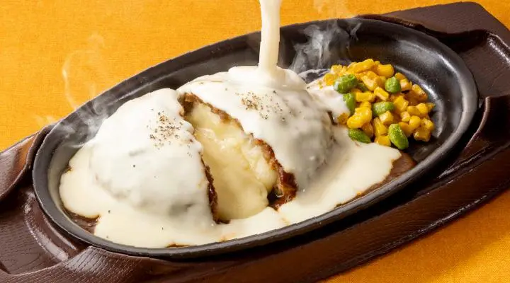 チーズONチーズINハンバーグ