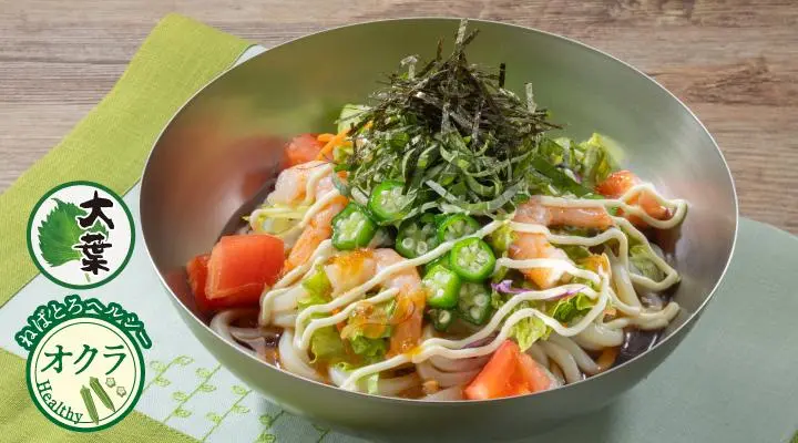 ねばとろサラダうどん 麺1.5倍