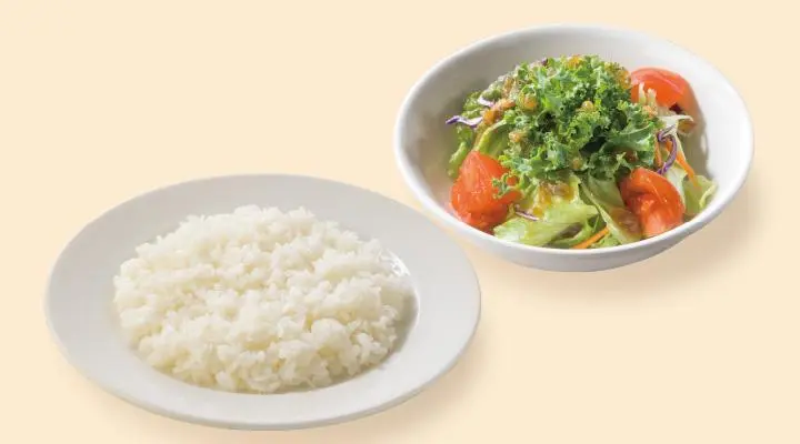ライスorパントマトのグリーンサラダセット