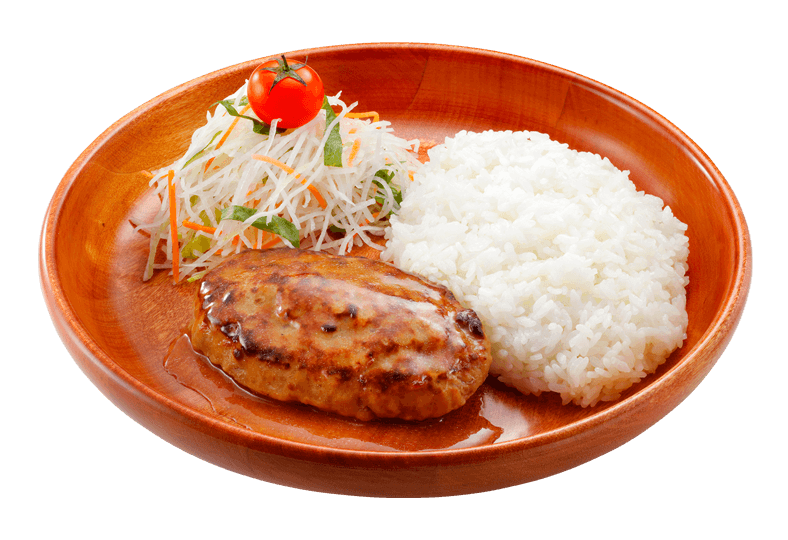 乳・小麦・卵を使わないハンバーグ