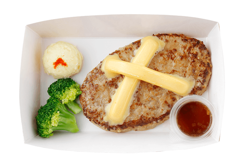 チーズハンバーグ