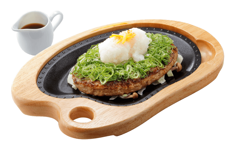 ねぎポンおろしバーグステーキ