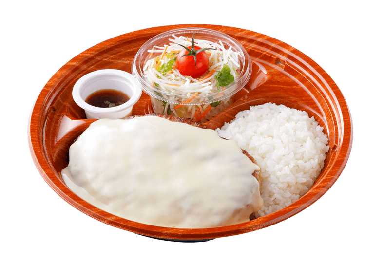 フォンデュ風チーズバーグディッシュ