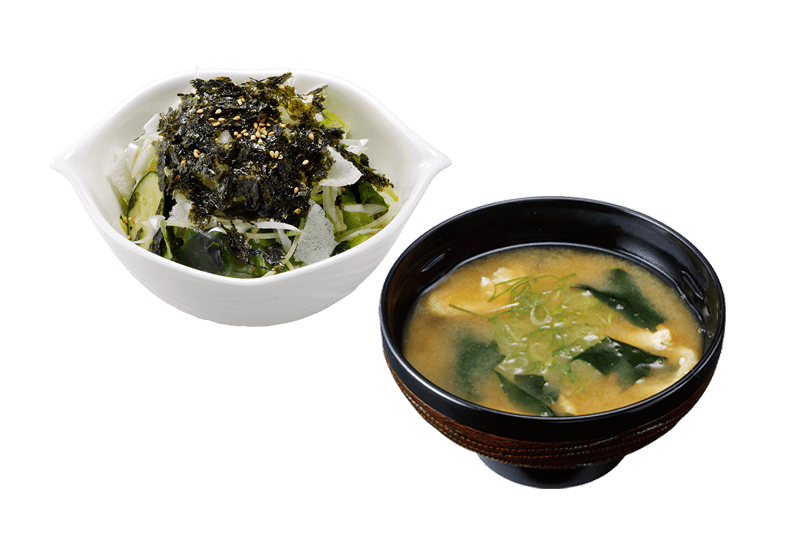 サラダ・みそ汁セット