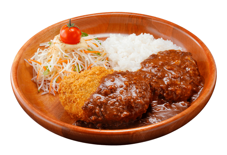 メンチカツカリーディッシュ