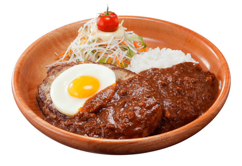 エッグカリーバーグディッシュ