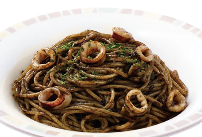 Squid Ink Sepia Sauce Pasta