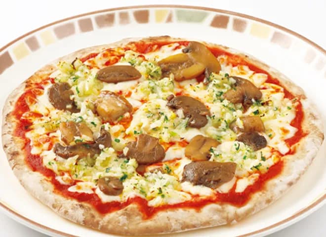 Vegetable & Mushroom Pizza
