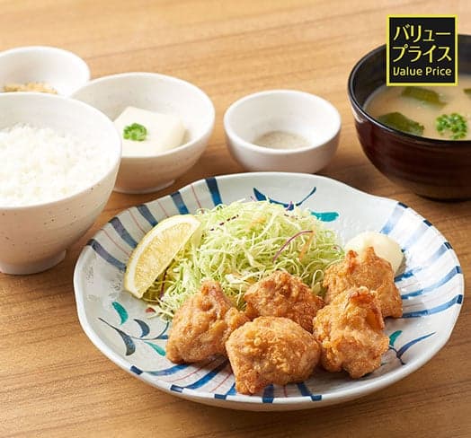 Formule poulet frit japonais (Karaage)