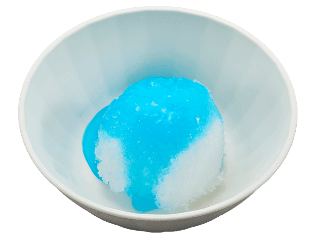 ちょこっと ブルーハワイかき氷