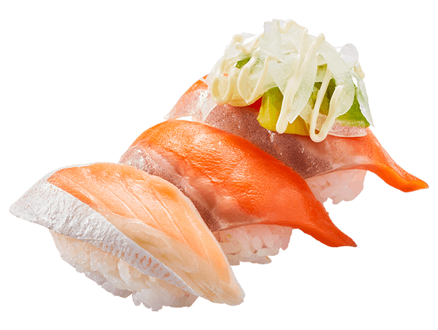 3種のサーモン食べ比べ
