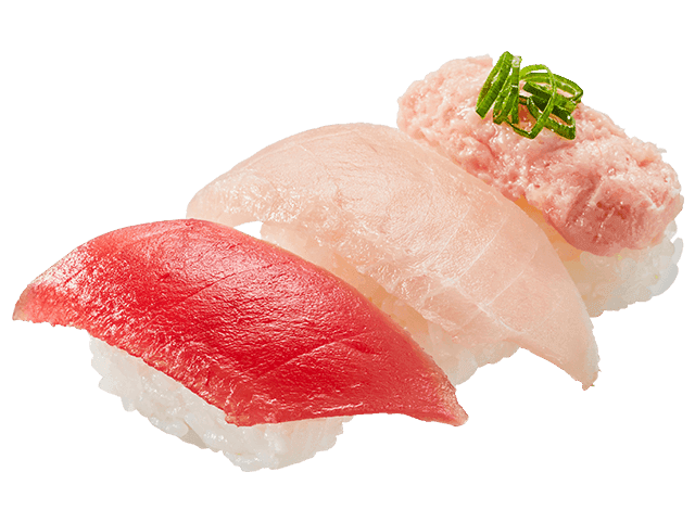 3種のまぐろ食べ比べ