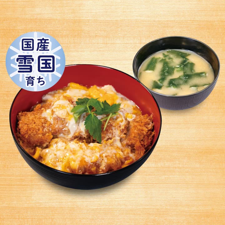 "Domestic Snow-Country Raised" Round Tenderloin Katsudon