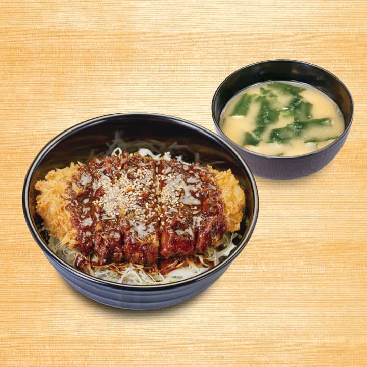 Miso Pork Loin Cutlet Bowl