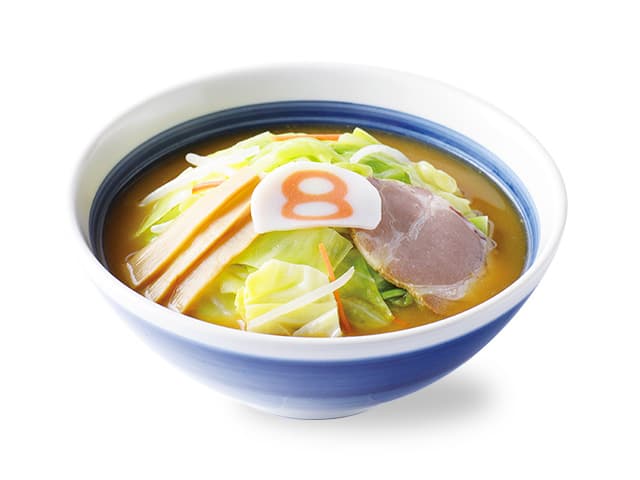ราเมนผักชามเล็ก (ซุปมิโซะ) (เส้น 1/2)