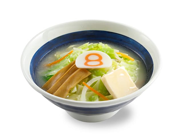 ราเมนผักชามเล็ก (เส้นครึ่งเดียว) (รสเนย)