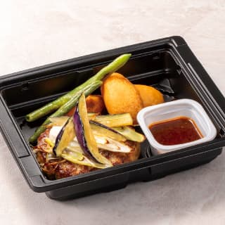 ピリ辛ねぎハンバーグ