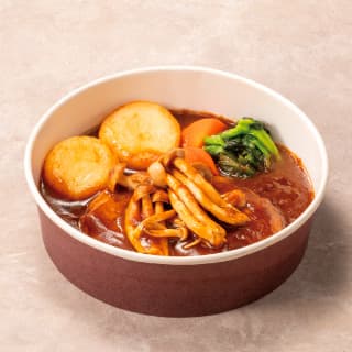 きのこデミ煮込みハンバーグ