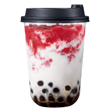 Authentic Tapioca Luxury Strawberry Latte