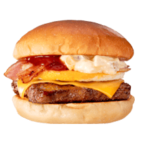 Wendy's Cheese Bacon Egg Burger